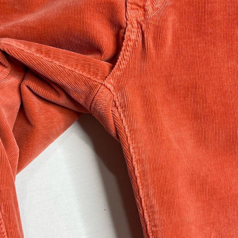 AG Adriano Goldschmied Corduroy Stevie Slim Straight Jeans  (Coral) - 26 - Picture 9 of 14